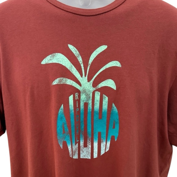 RIP CURL Aloha Pineapple Tropical Tee Shirt Standard Fit Men L Large - Picture 2 of 5